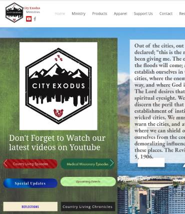 SDA City Exodus Website